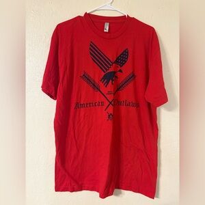 American Apparel Red Graphic Tee Size: XL
